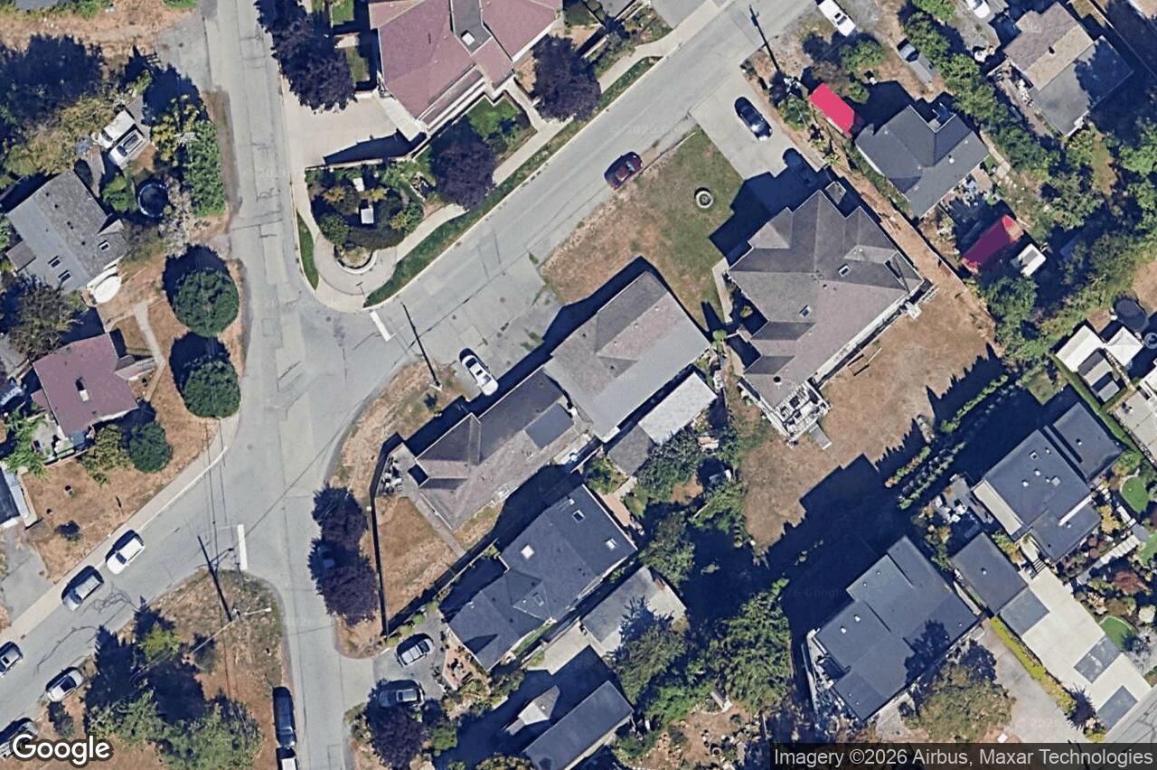 Aerial view of 9 Camden Ave, View Royal