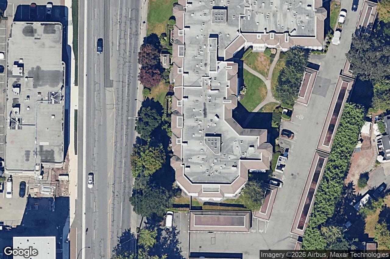 Aerial view of 208 – 3931 Shelbourne St, Saanich