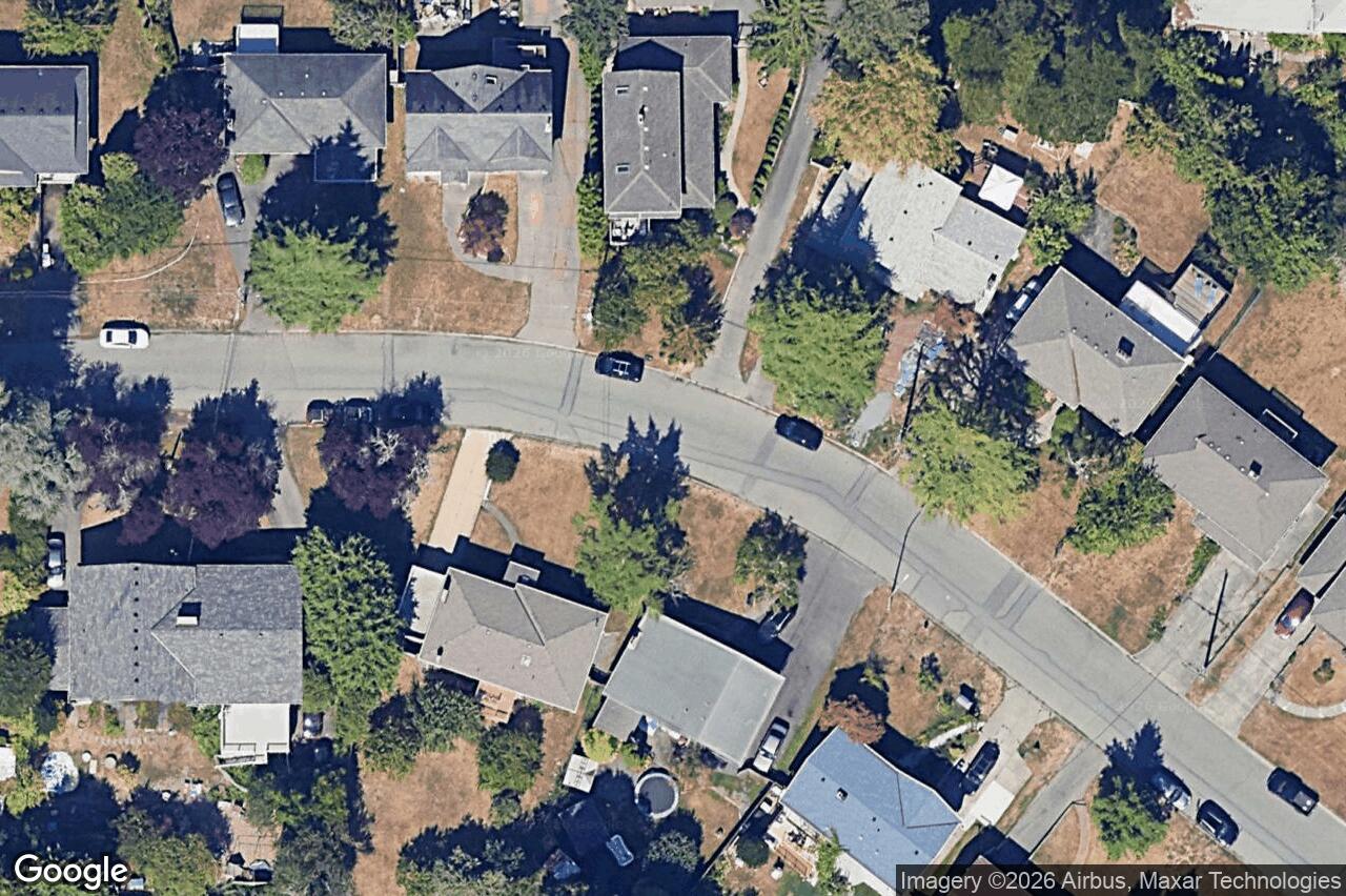 Aerial view of 1718 Garnet Rd, Saanich