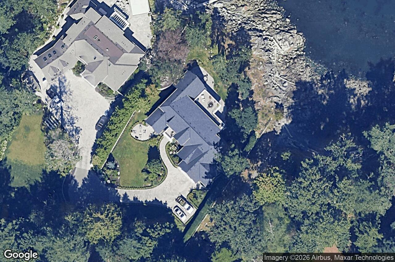 Aerial view of 2616 Queenswood Lane, Saanich