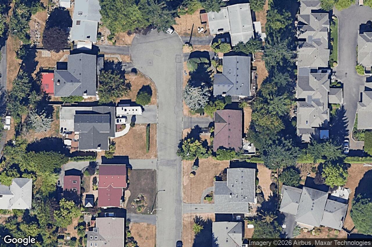 Aerial view of 3955 Emerald Pl, Saanich