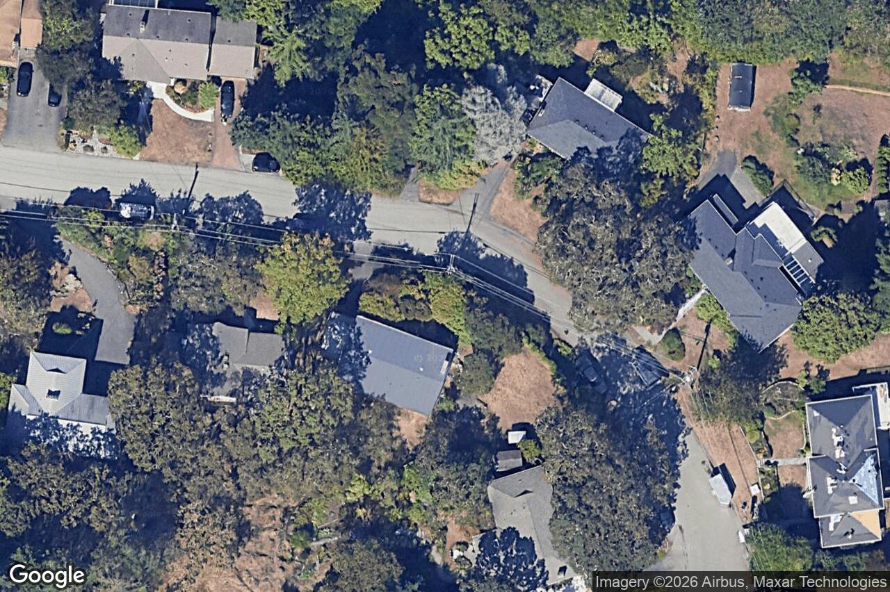 Aerial view of 3938 Shorncliffe Rd, Saanich