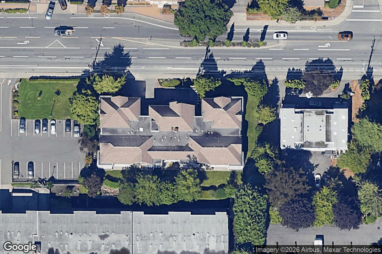 Aerial view of 302 – 1663 McKenzie Ave, Saanich