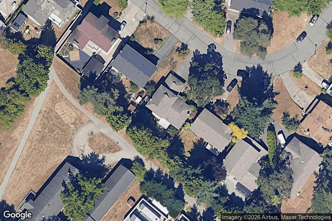 Aerial view of 4020 Dawnview Cres, Saanich