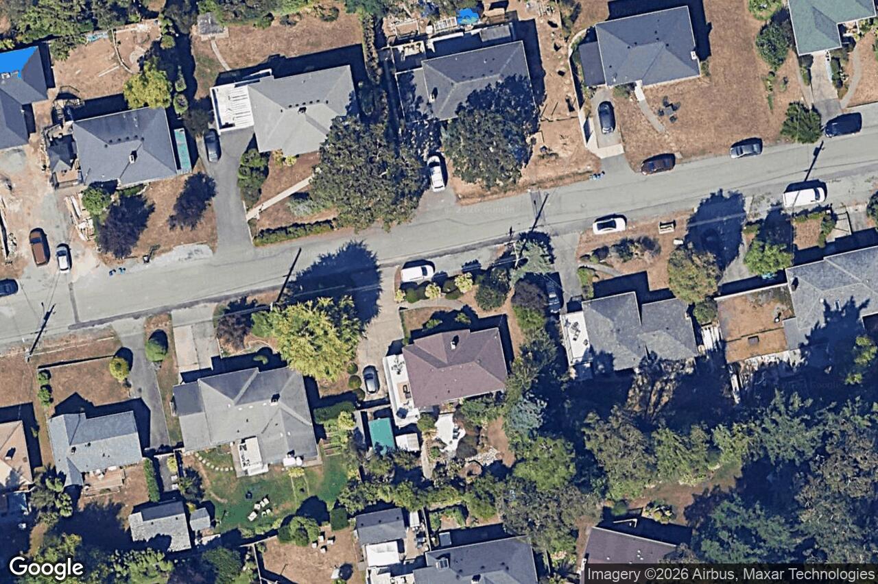 Aerial view of 1275 Garkil Rd, Saanich