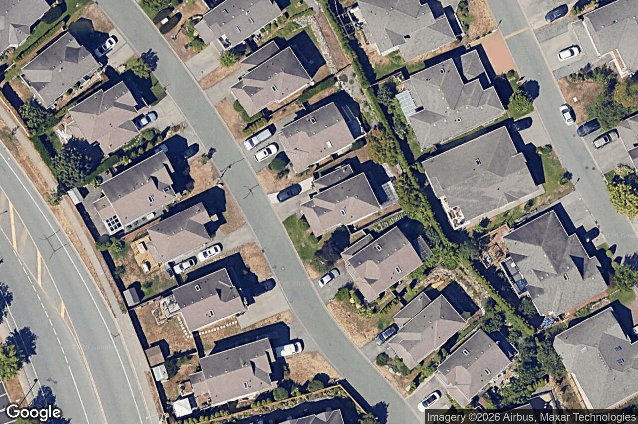Aerial view of 4021 Blackberry Lane, Saanich