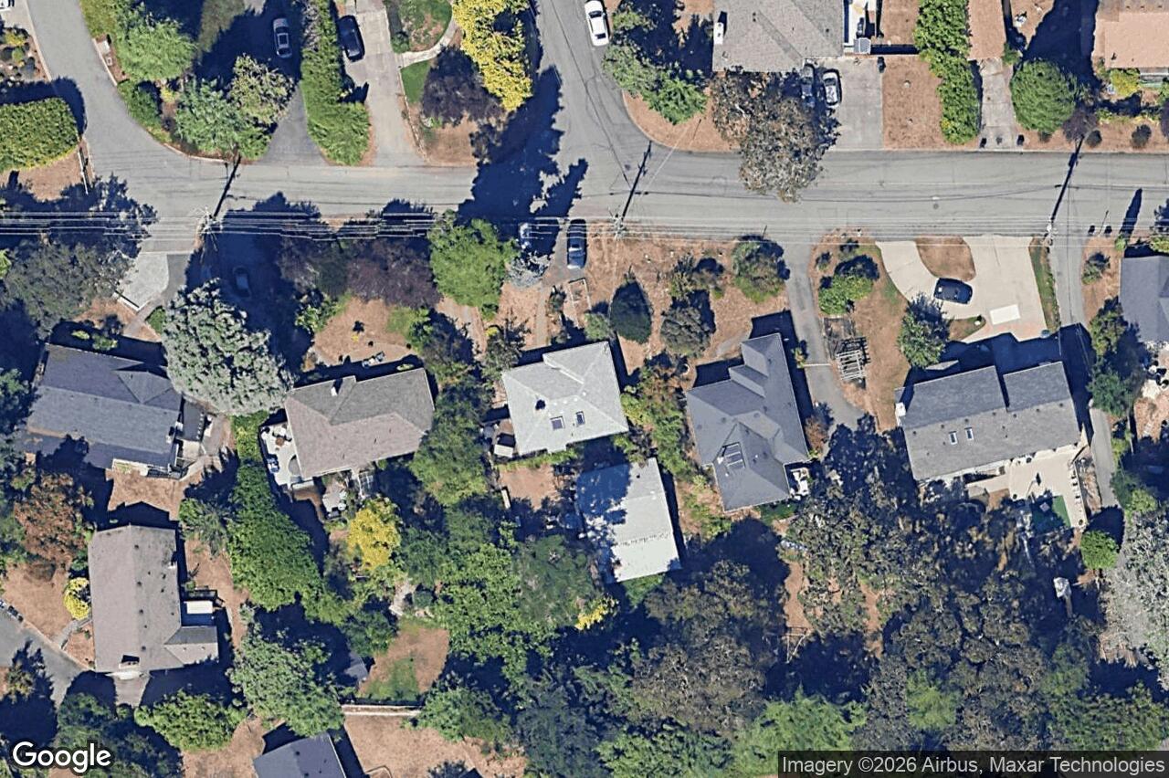 Aerial view of 1515 Arrow Rd, Saanich