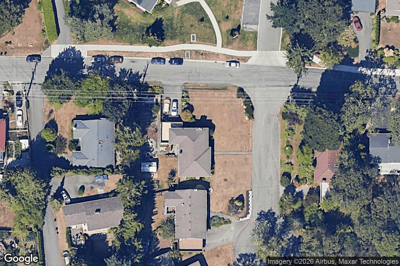 Aerial view of 3940 Oakdale Pl, Saanich
