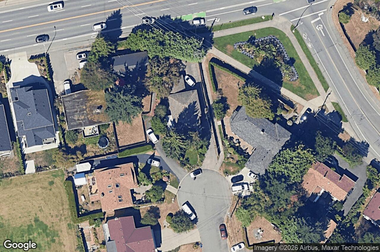 Aerial view of 1196 Hopkins Pl, Saanich