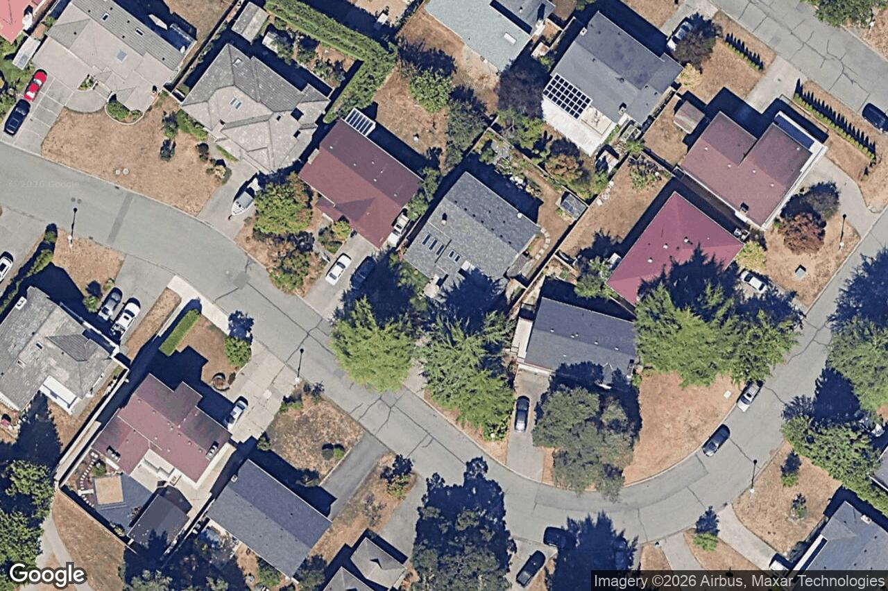 Aerial view of 4021 Dawnview Cres, Saanich