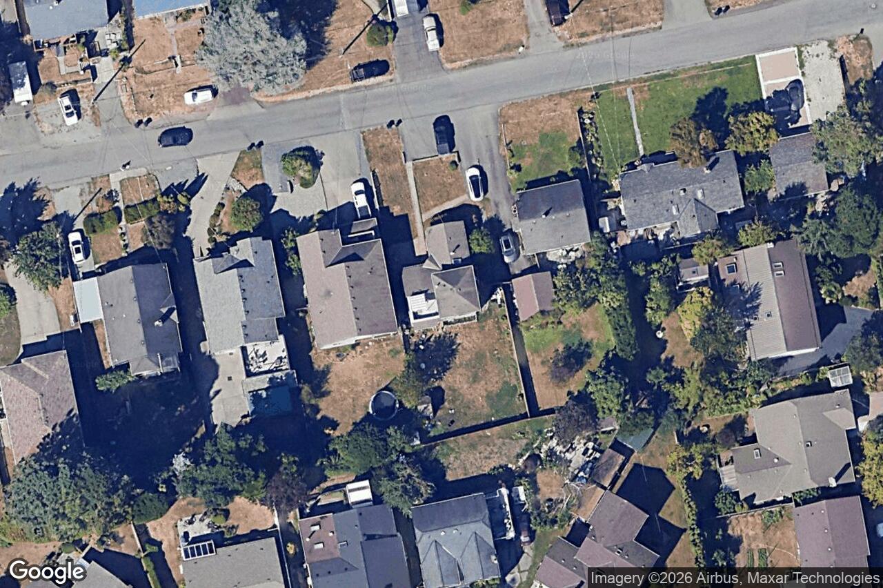 Aerial view of 545 Tait St, Saanich