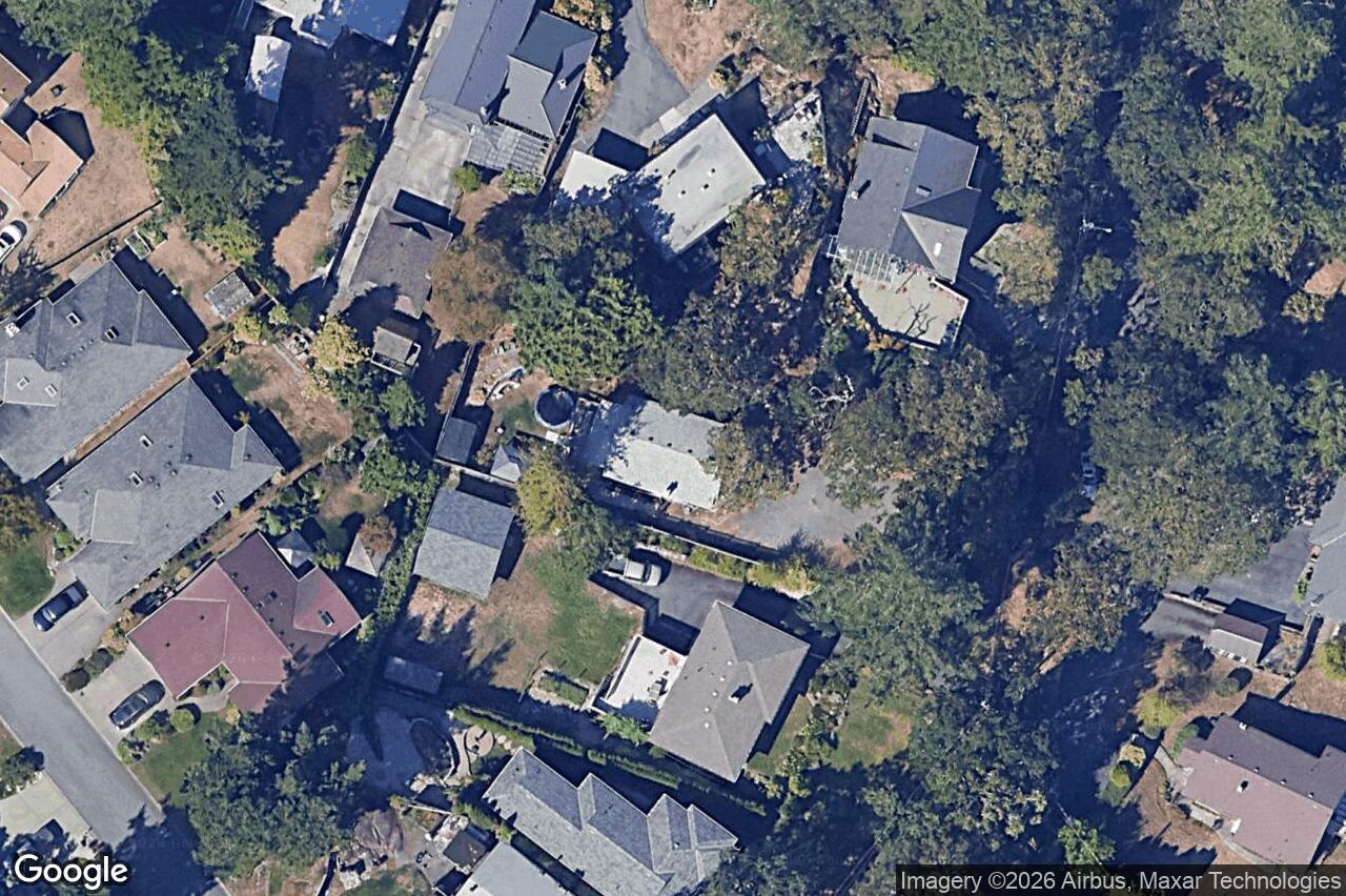 Aerial view of 4034 Zinnia Rd, Saanich