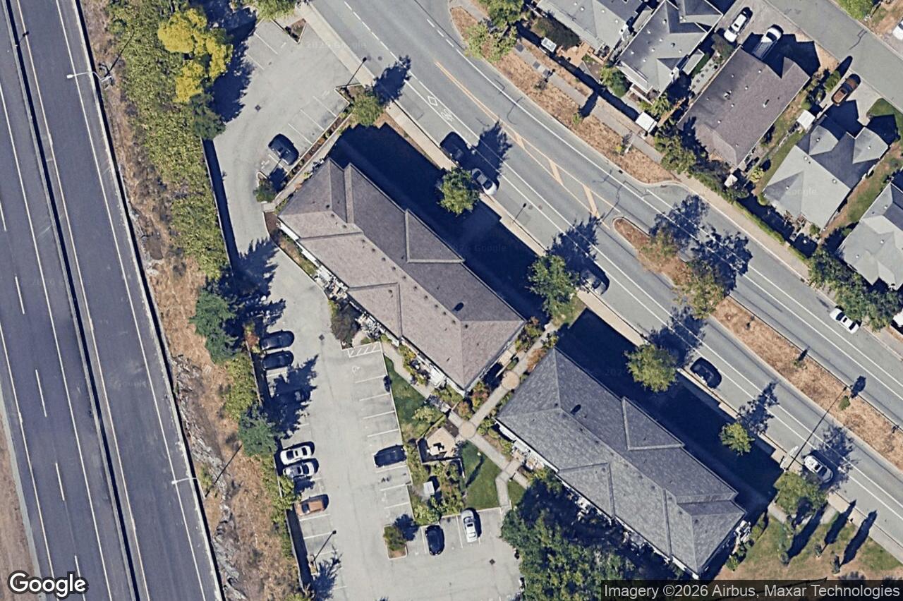 Aerial view of 207 – 4052 Douglas St, Saanich