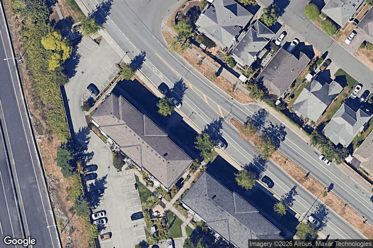 Aerial view of 205 – 4052 Douglas St, Saanich