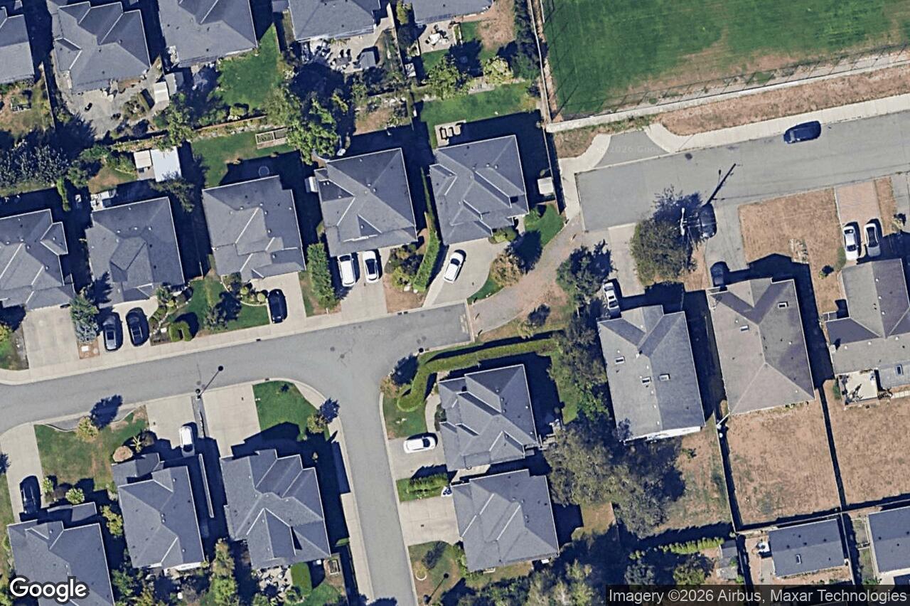 Aerial view of 4039 Copperfield Lane, Saanich