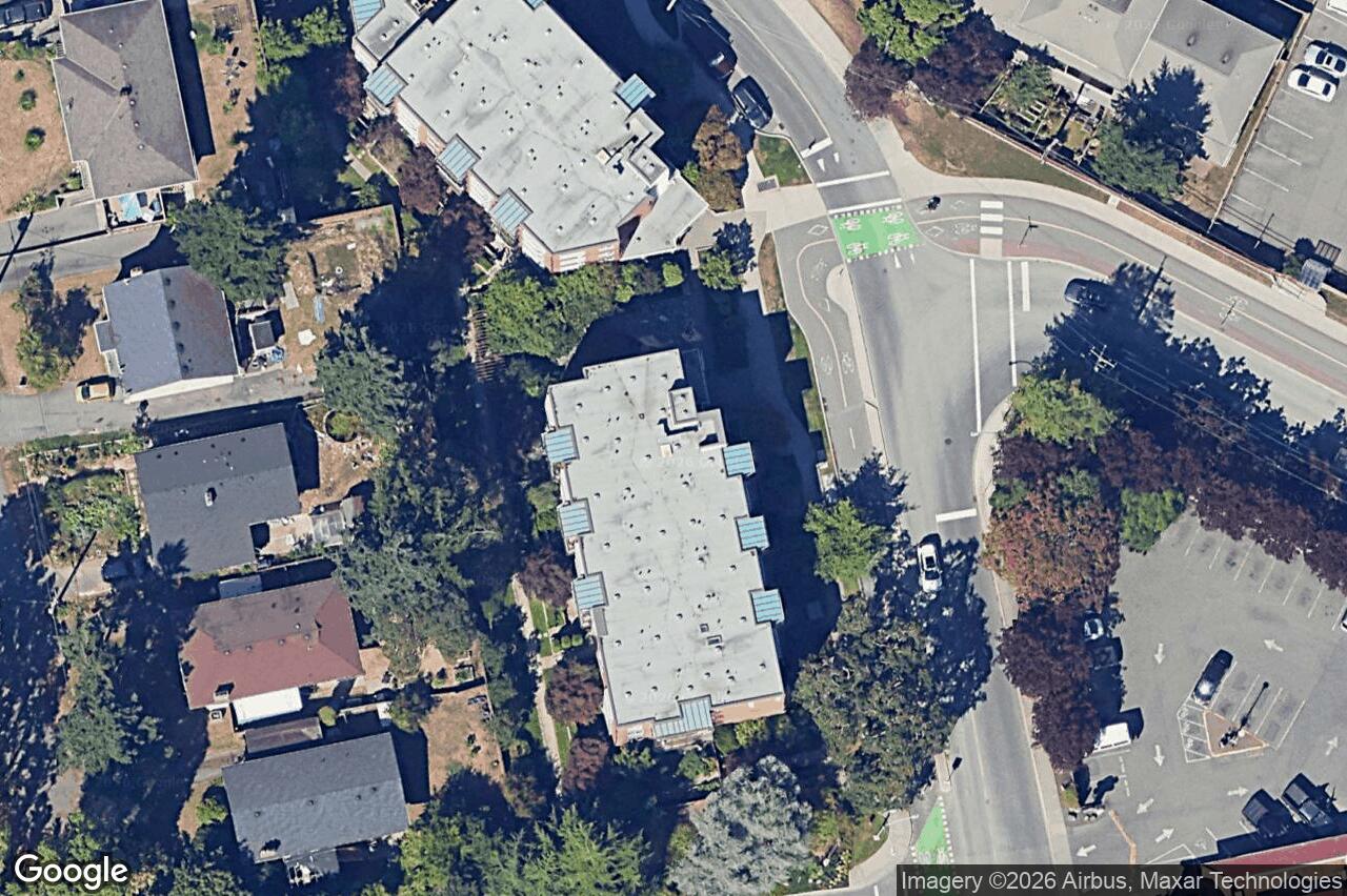 Aerial view of 205 – 4030 Borden St, Saanich