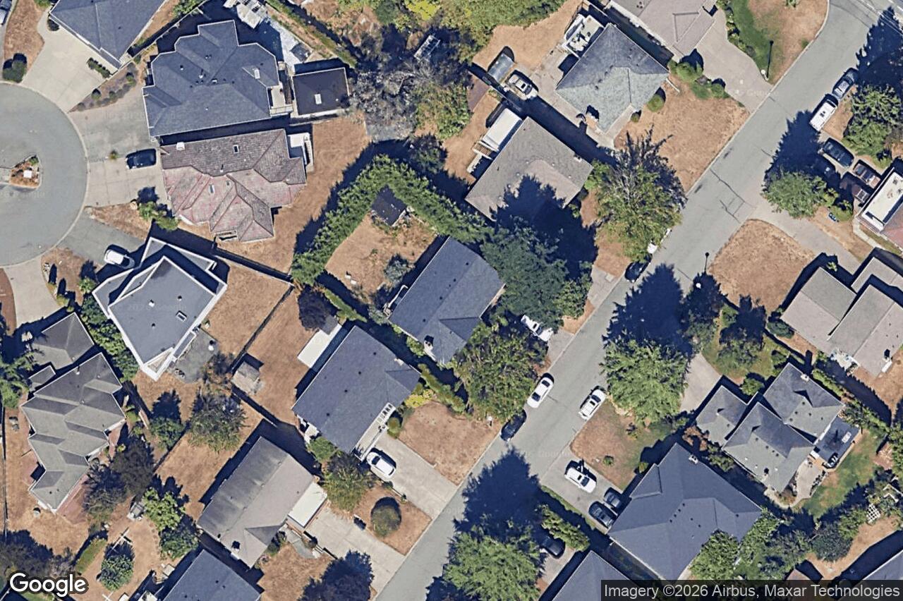 Aerial view of 4094 Dawnview Cres, Saanich