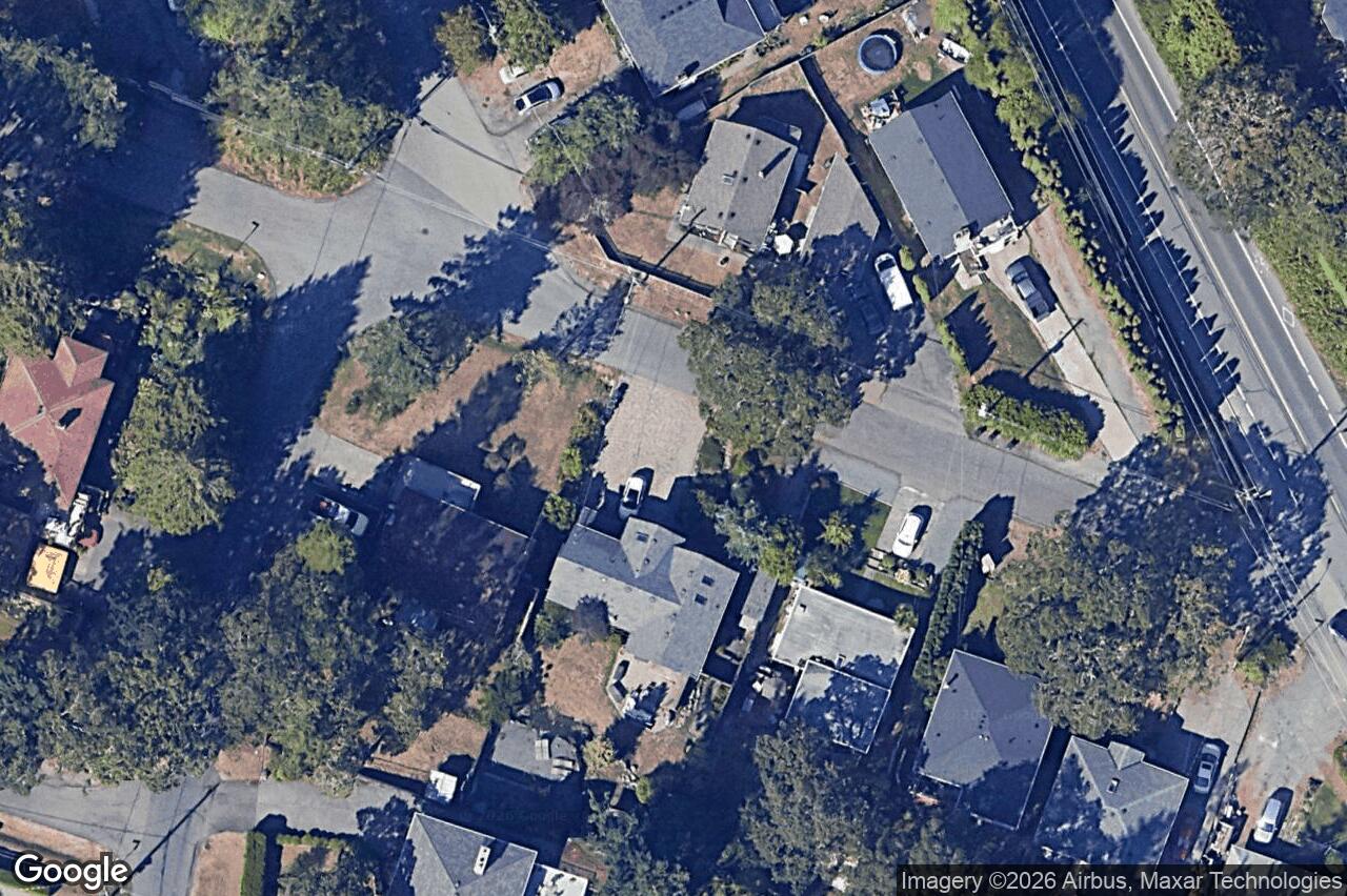 Aerial view of 1063 Chesterfield Rd, Saanich