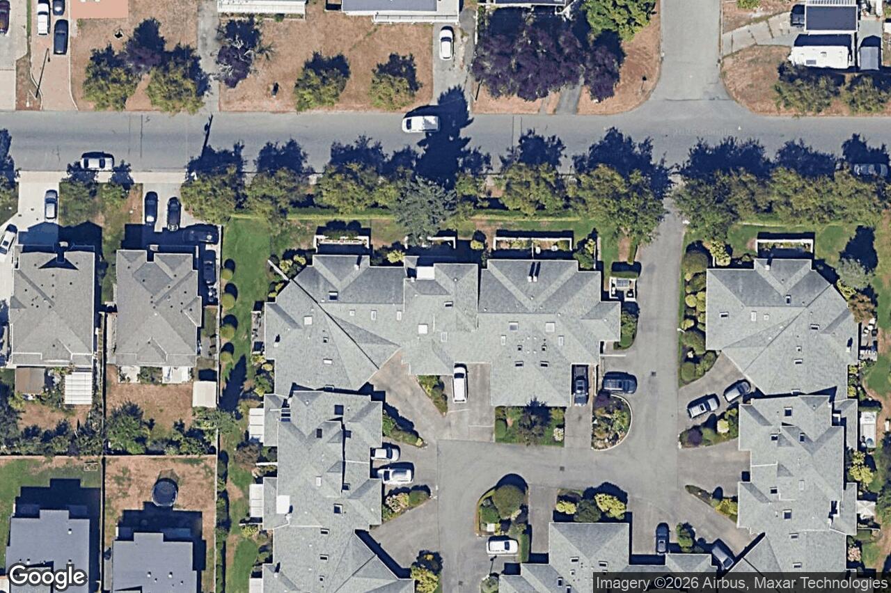Aerial view of 15 – 1717 Blair Ave, Saanich