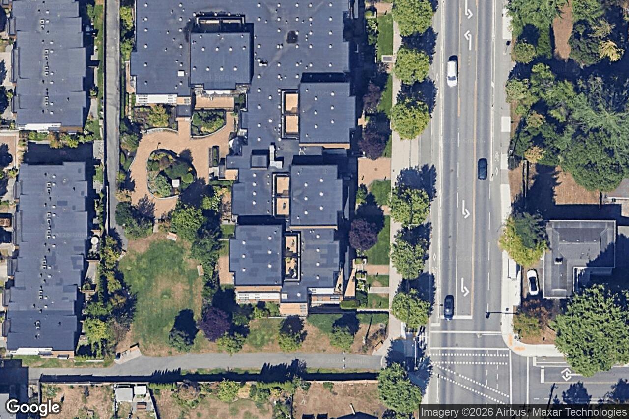 Aerial view of 402 – 4000 Shelbourne St, Saanich