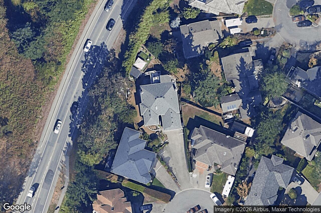Aerial view of 1294 Carmichael Crt, Saanich