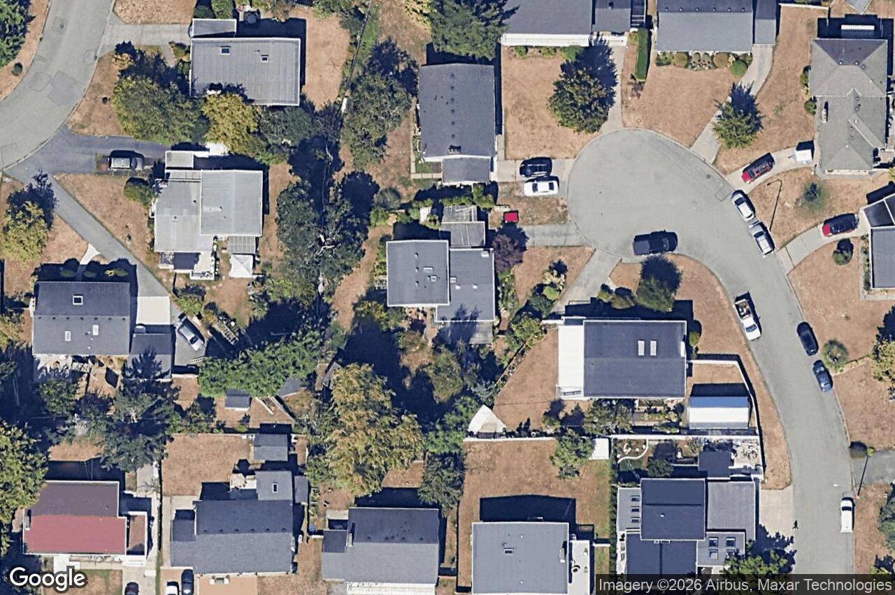 Aerial view of 4016 Oberlin Pl, Saanich