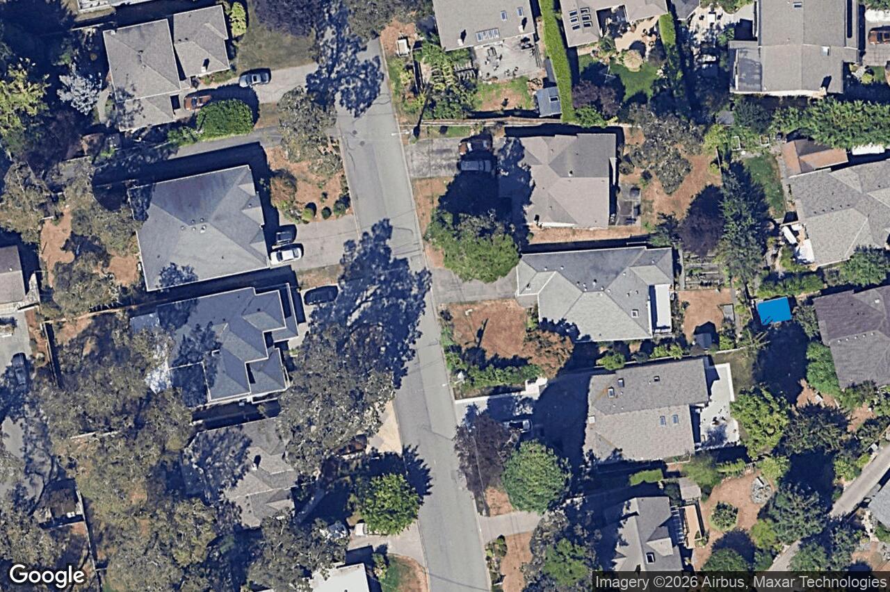 Aerial view of 4023 Malton Ave, Saanich