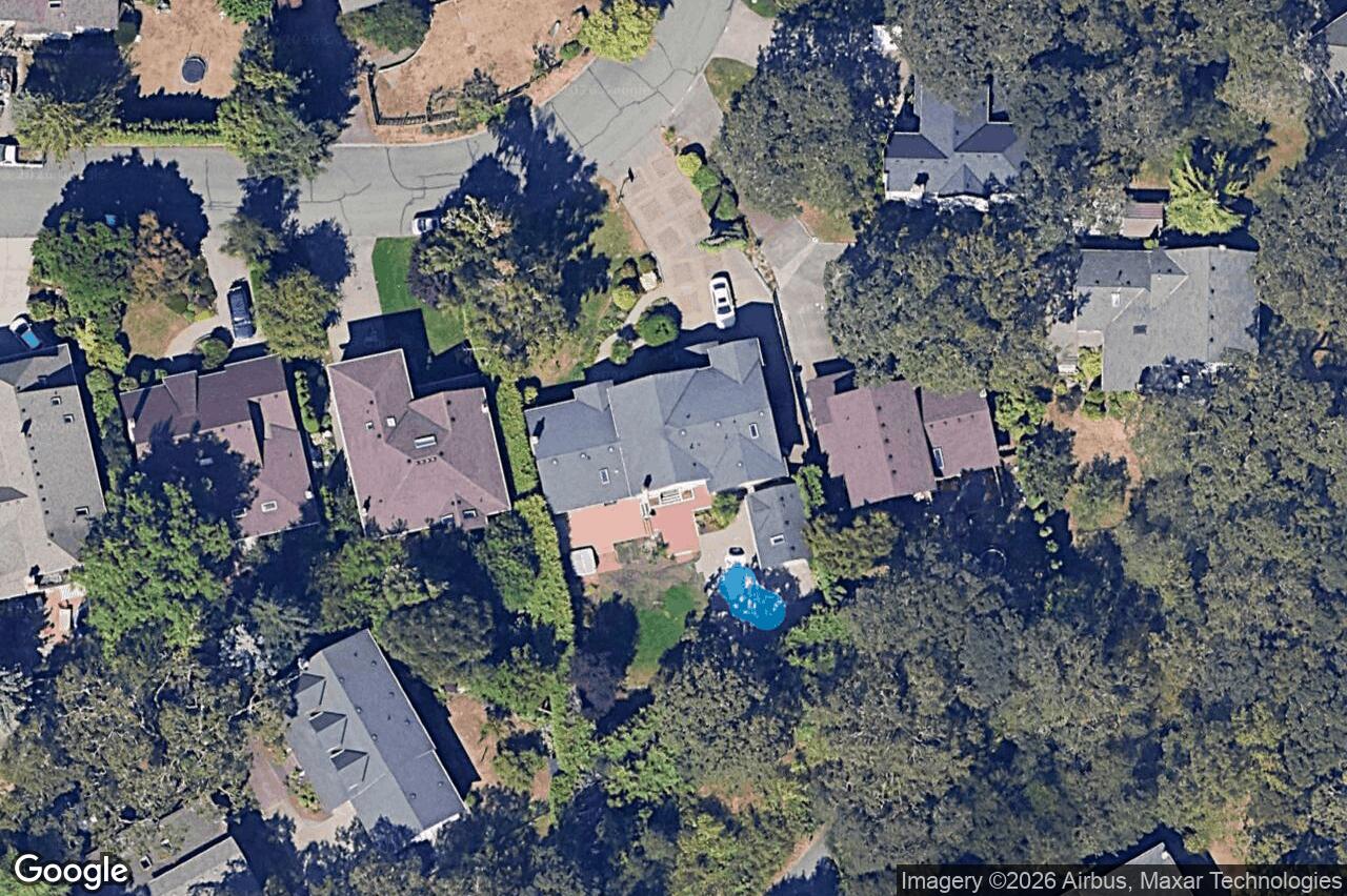 Aerial view of 1513 Eric Rd, Saanich