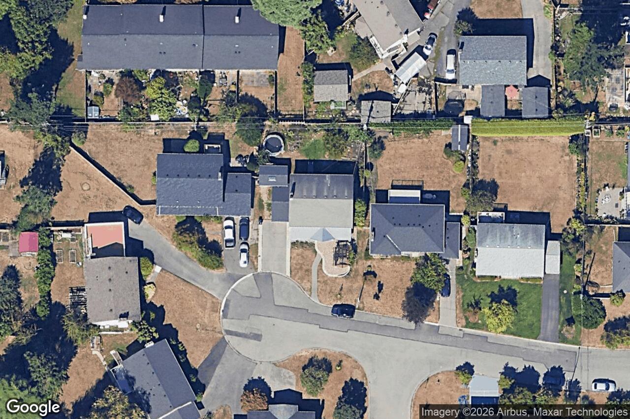 Aerial view of 1644 Morningside Pl, Saanich