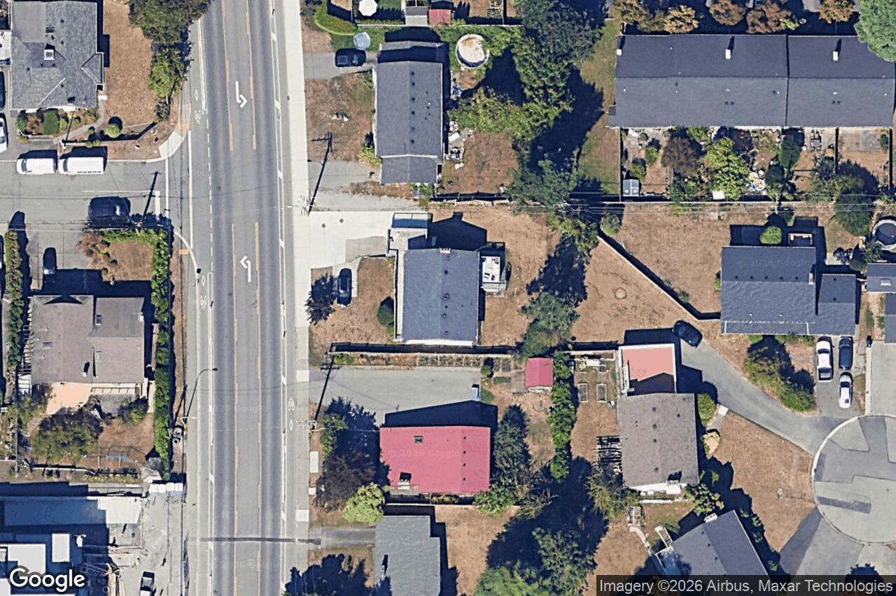 Aerial view of 4043 Shelbourne St, Saanich