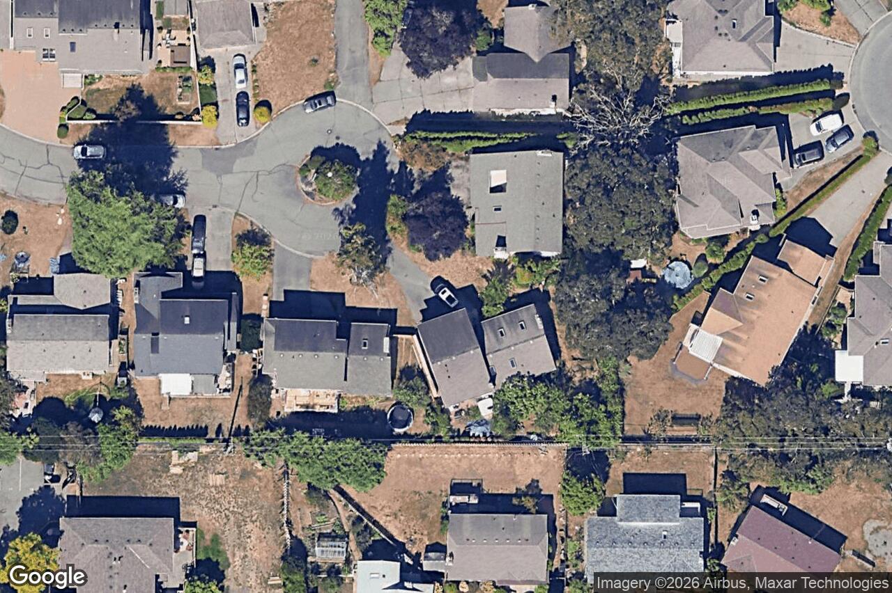 Aerial view of 4022 Cavallin Crt, Saanich