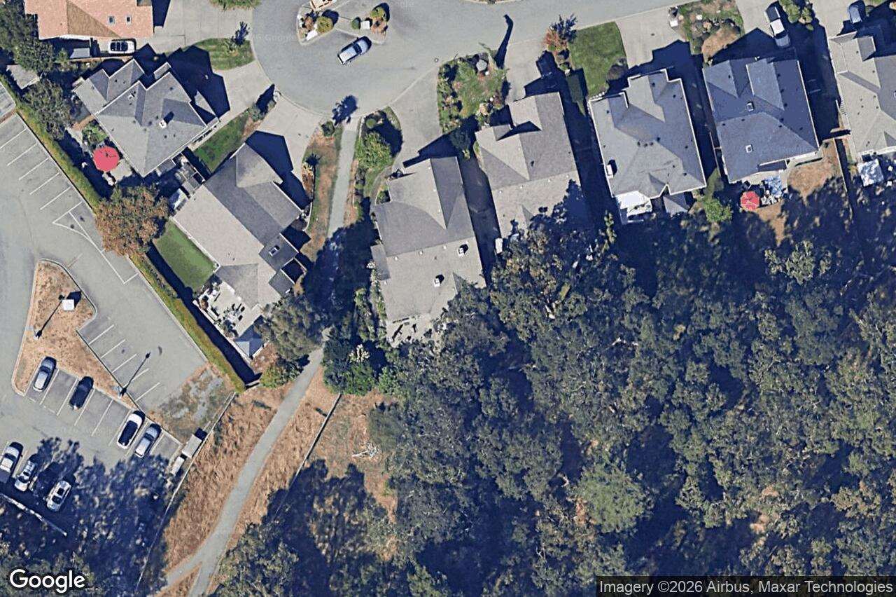 Aerial view of 783 Rogers Way, Saanich