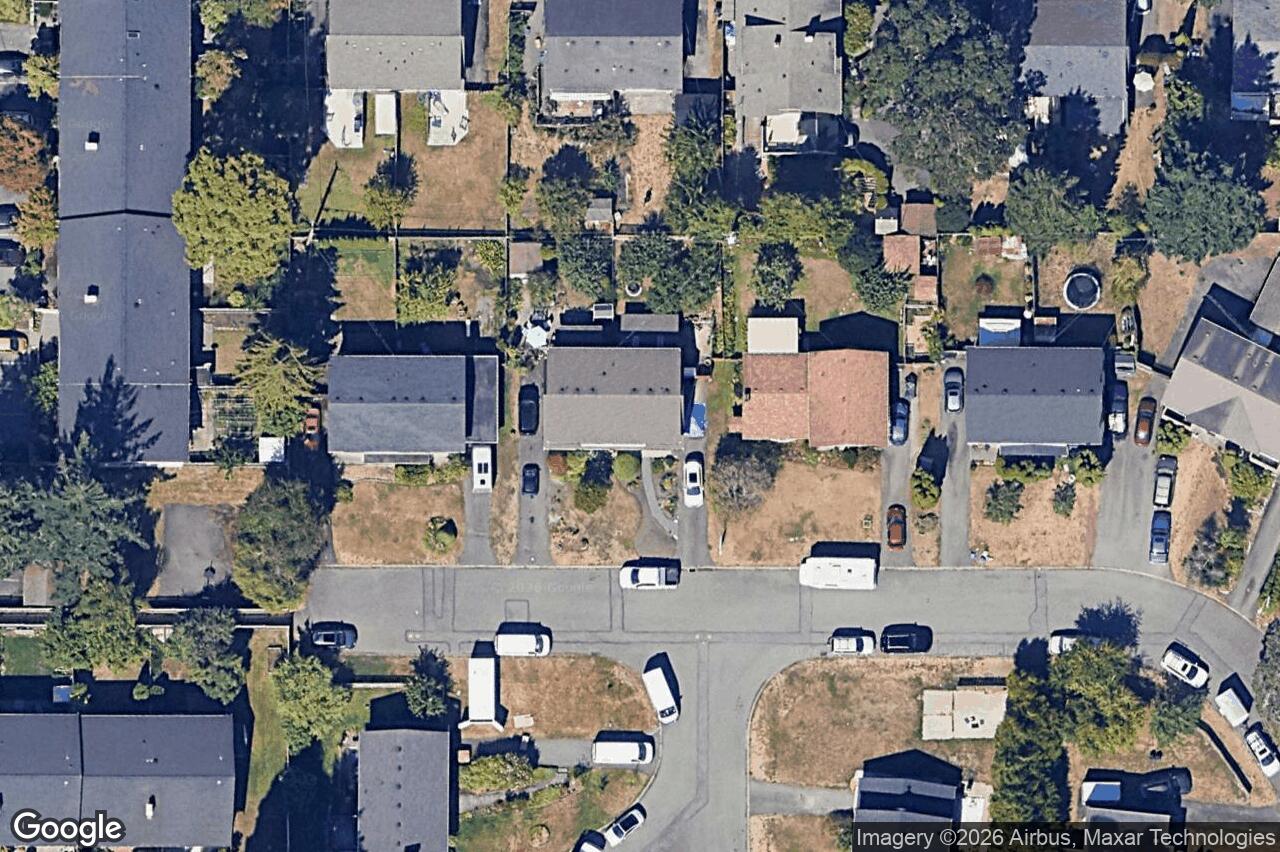 Aerial view of 1716 Ashdale Pl, Saanich