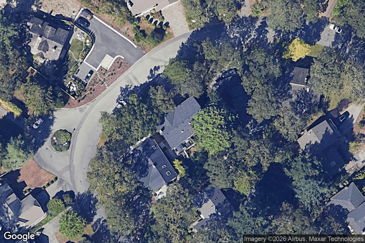 Aerial view of 920 Woodhall Dr, Saanich