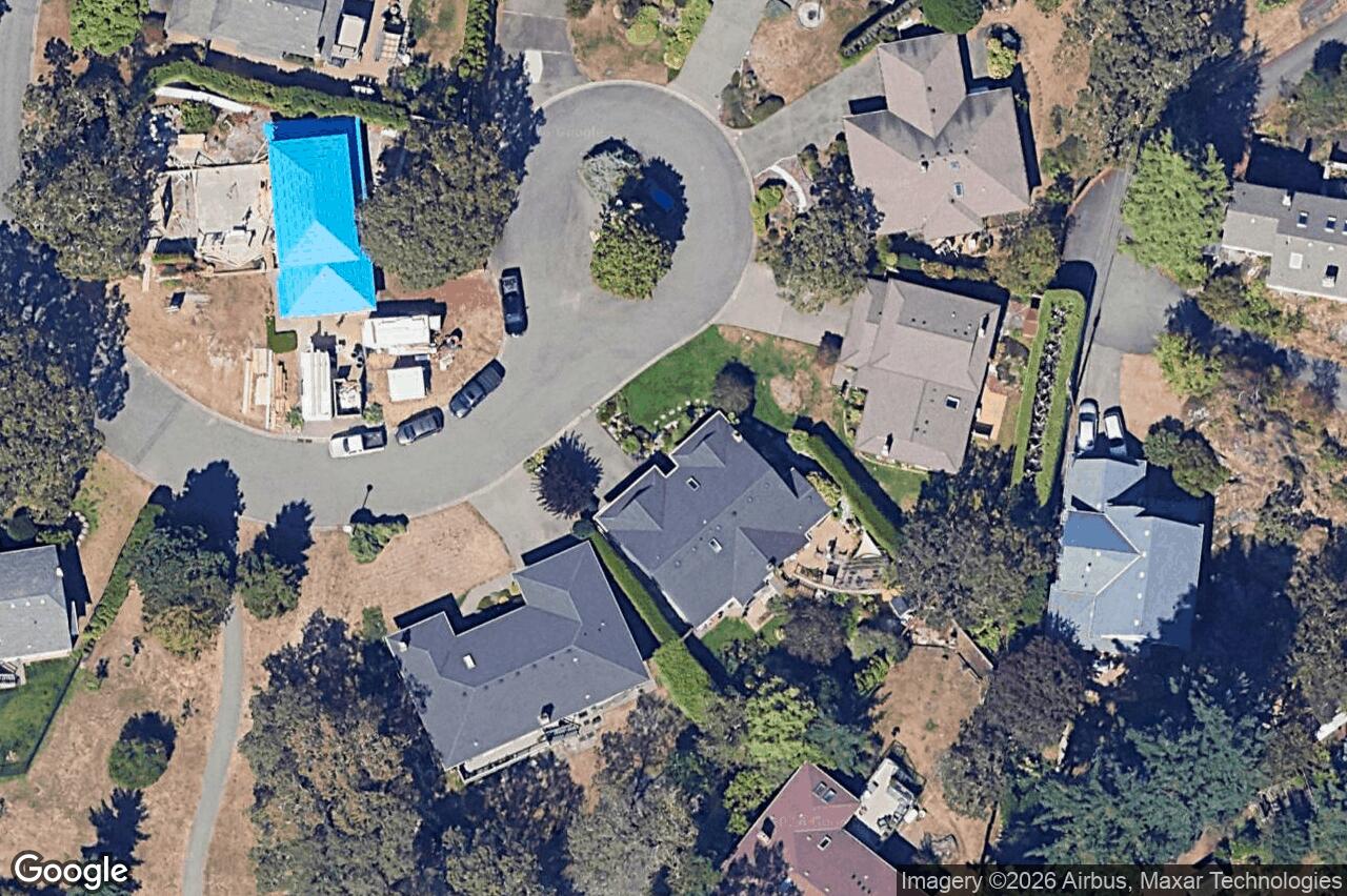 Aerial view of 4010 Hollyridge Pl, Saanich
