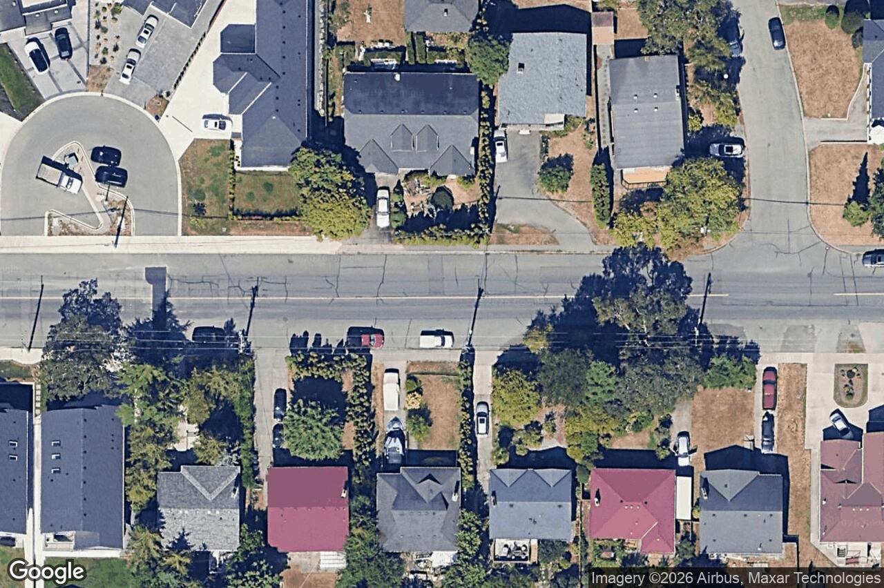 Aerial view of 1827 Feltham Rd, Saanich