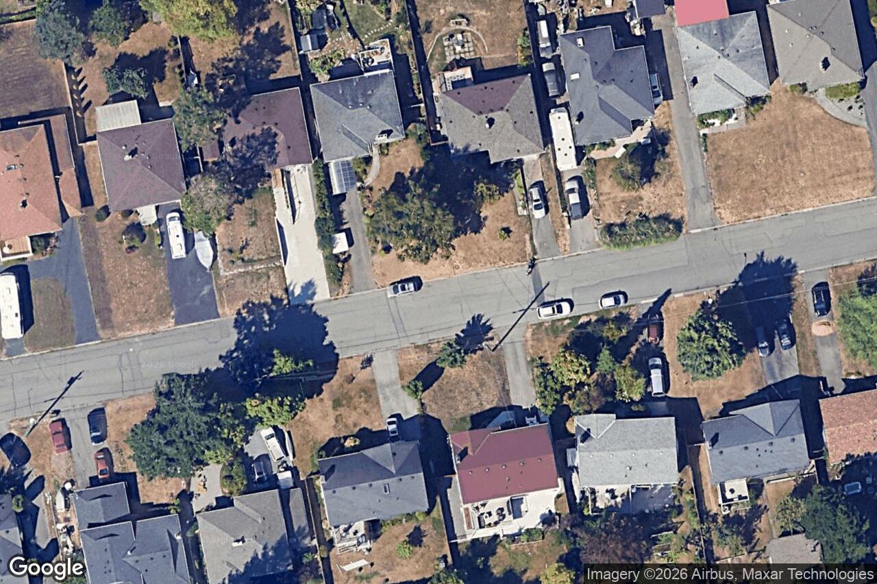 Aerial view of 538 Warren Ave, Saanich
