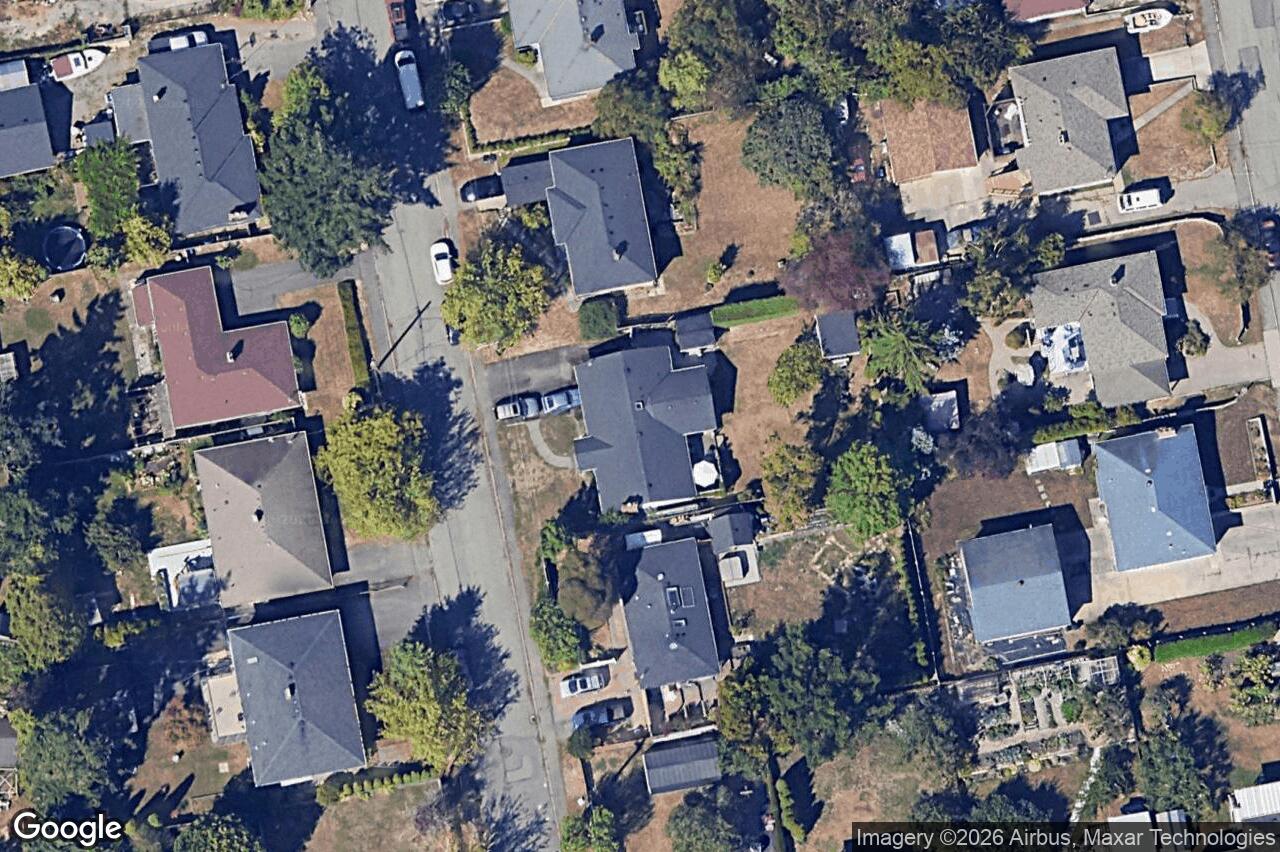Aerial view of 4127 Birtles Ave, Saanich