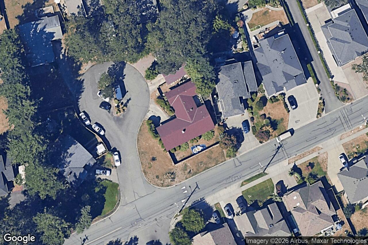 Aerial view of 4101 Scoones Pl, Saanich
