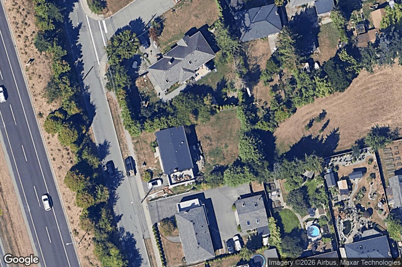 Aerial view of 4125 Douglas St, Saanich