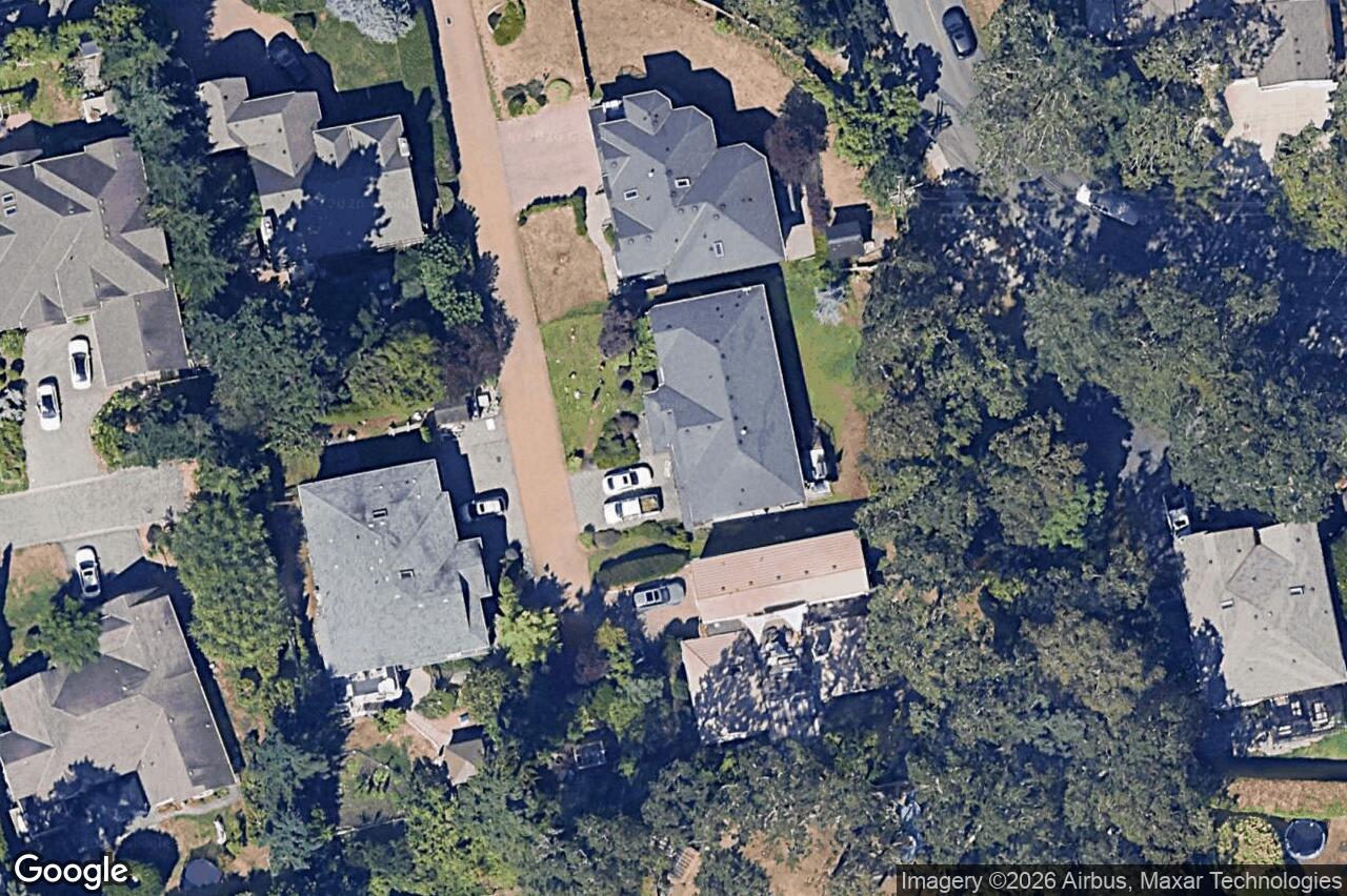 Aerial view of 1489 Mt. Douglas Cross Rd, Saanich