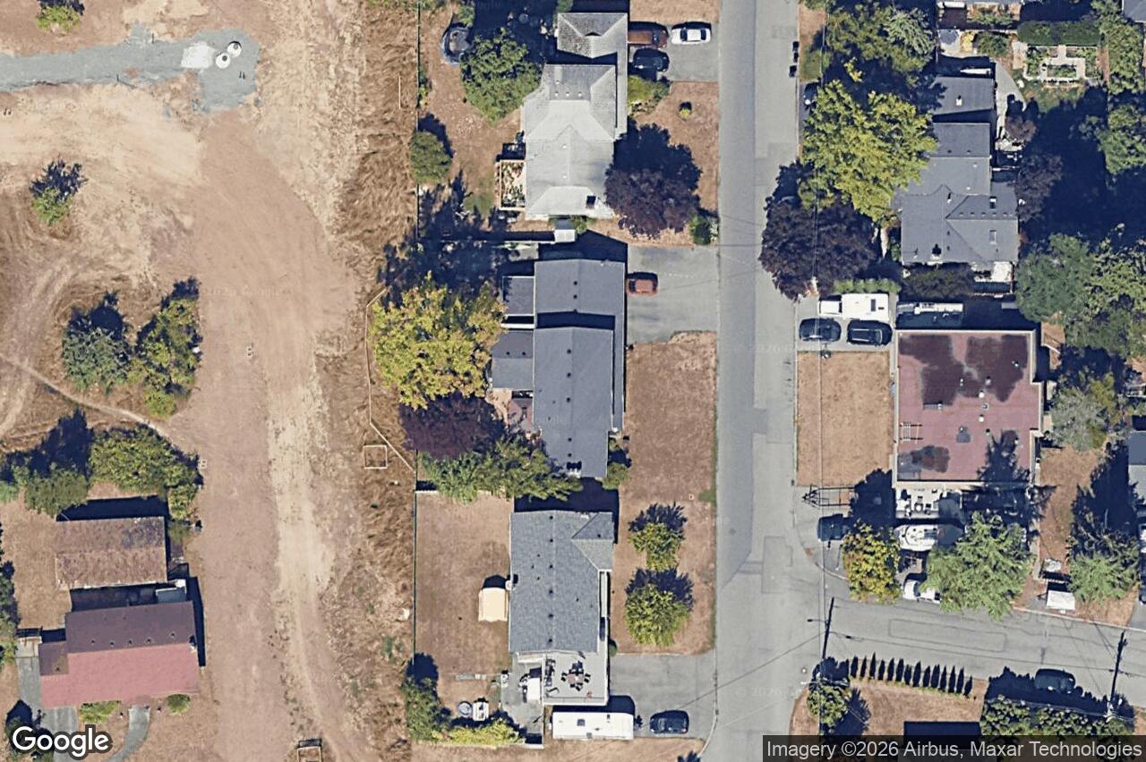 Aerial view of 4104 Longview Dr, Saanich