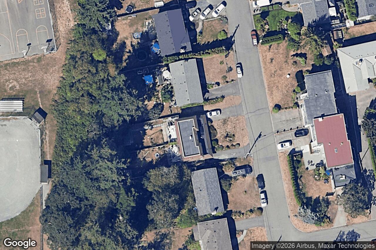 Aerial view of 4162 Borden St, Saanich