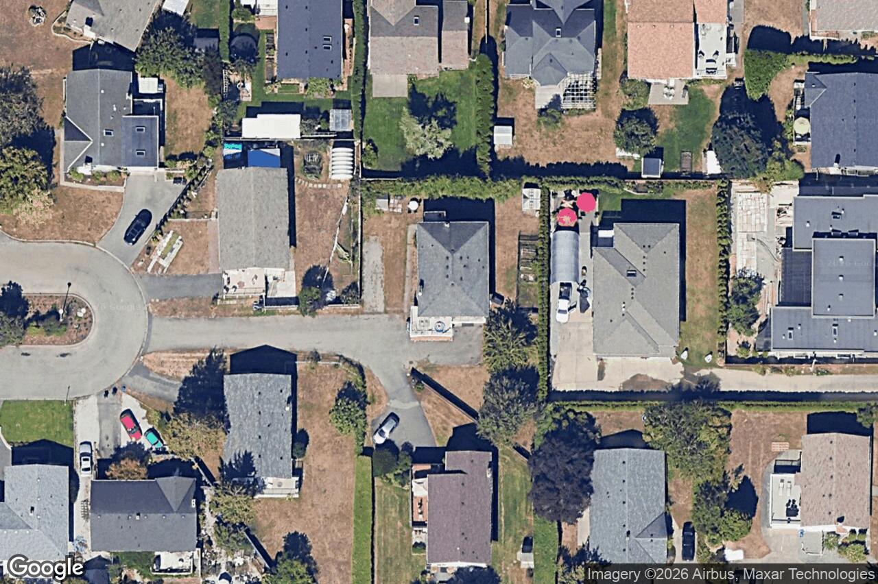 Aerial view of 1768 Angola Pl, Saanich