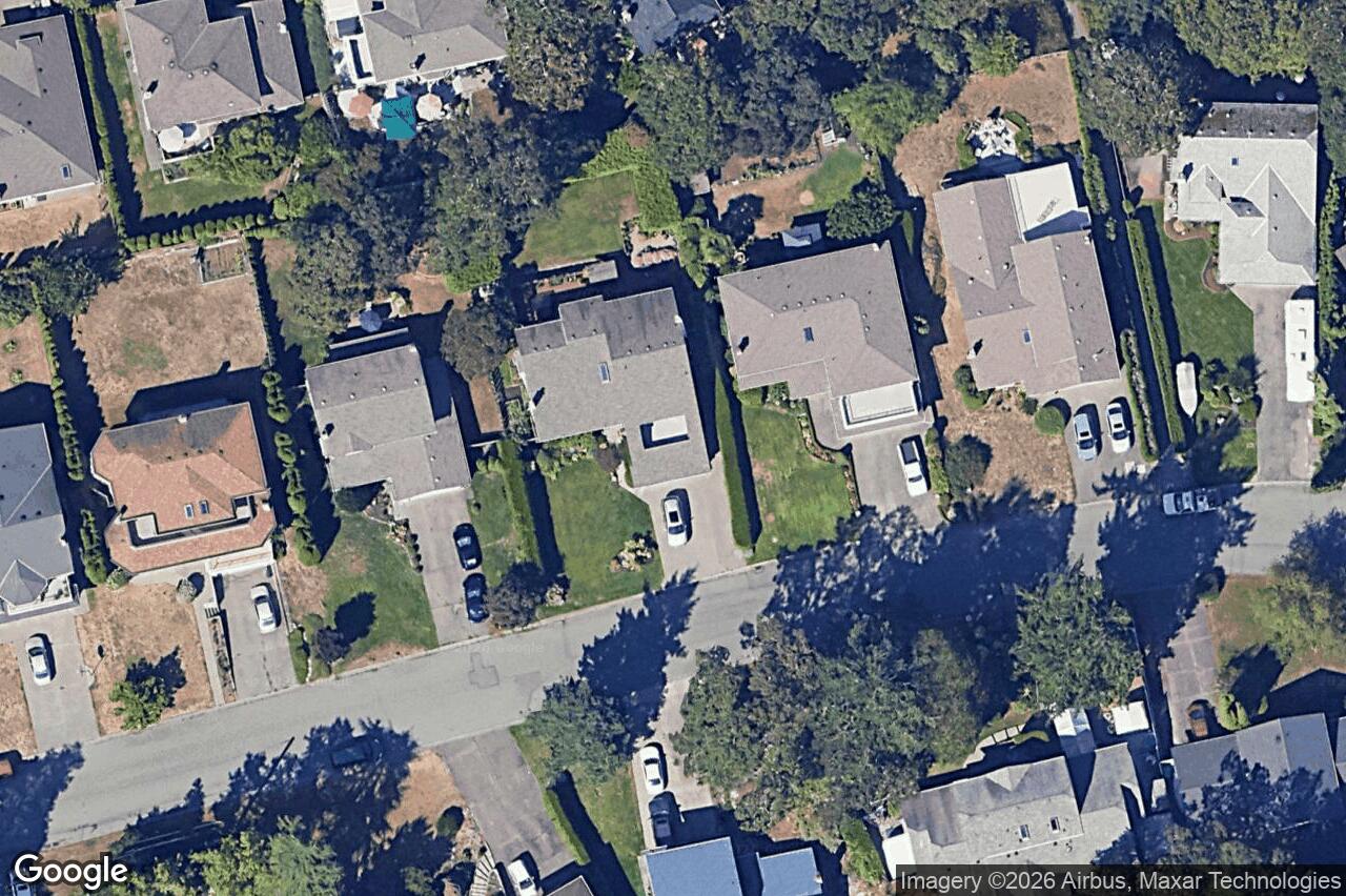 Aerial view of 4179 Tuxedo Dr, Saanich