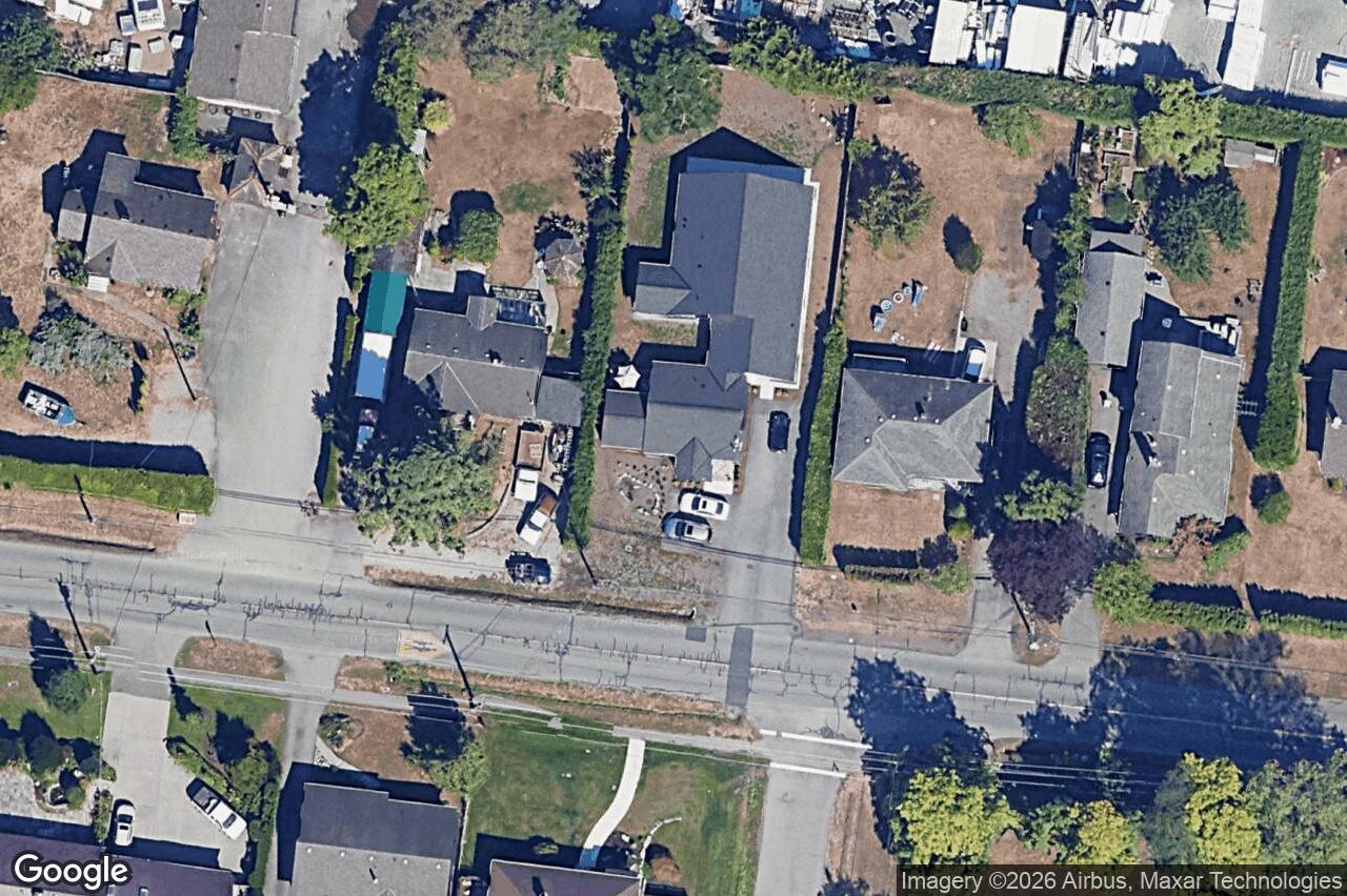 Aerial view of 1360 Hastings St, Saanich
