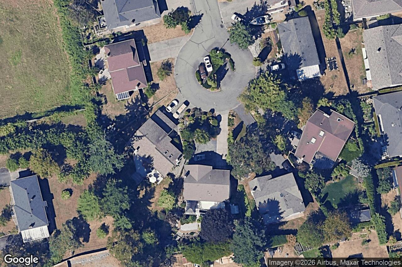 Aerial view of 4186 Kashtan Pl, Saanich