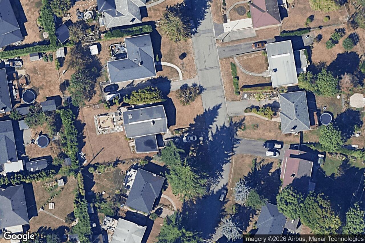 Aerial view of 4182 Oakridge Cres, Saanich
