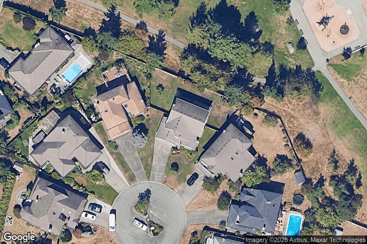 Aerial view of 4136 San Miguel Close, Saanich