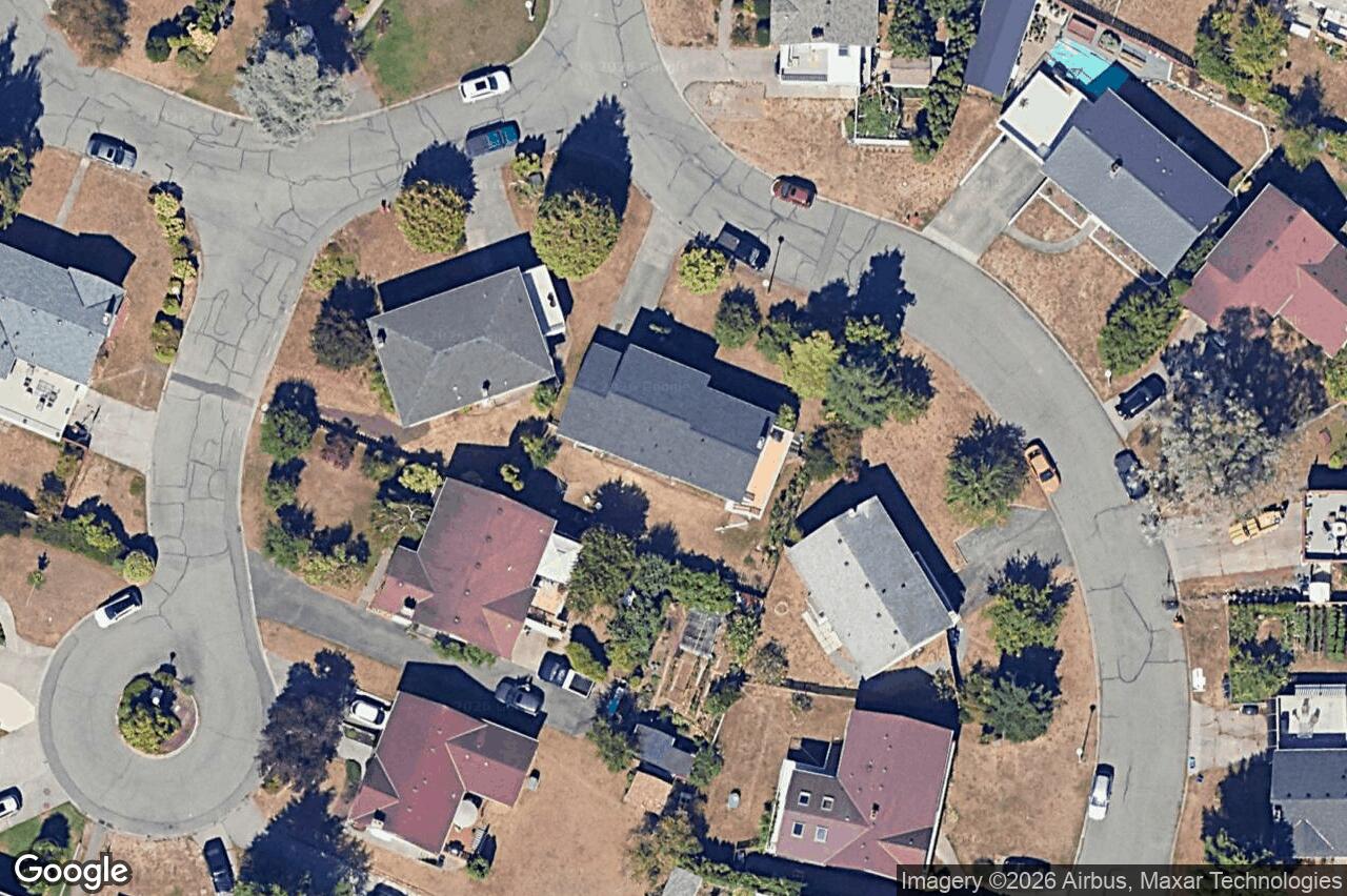 Aerial view of 4251 Rossiter Dr, Saanich